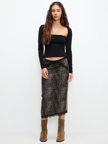 Pull&Bear Skirt in Brown