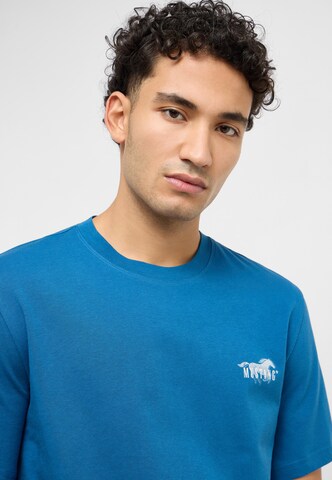 MUSTANG T-Shirt 'Austin' in Blau