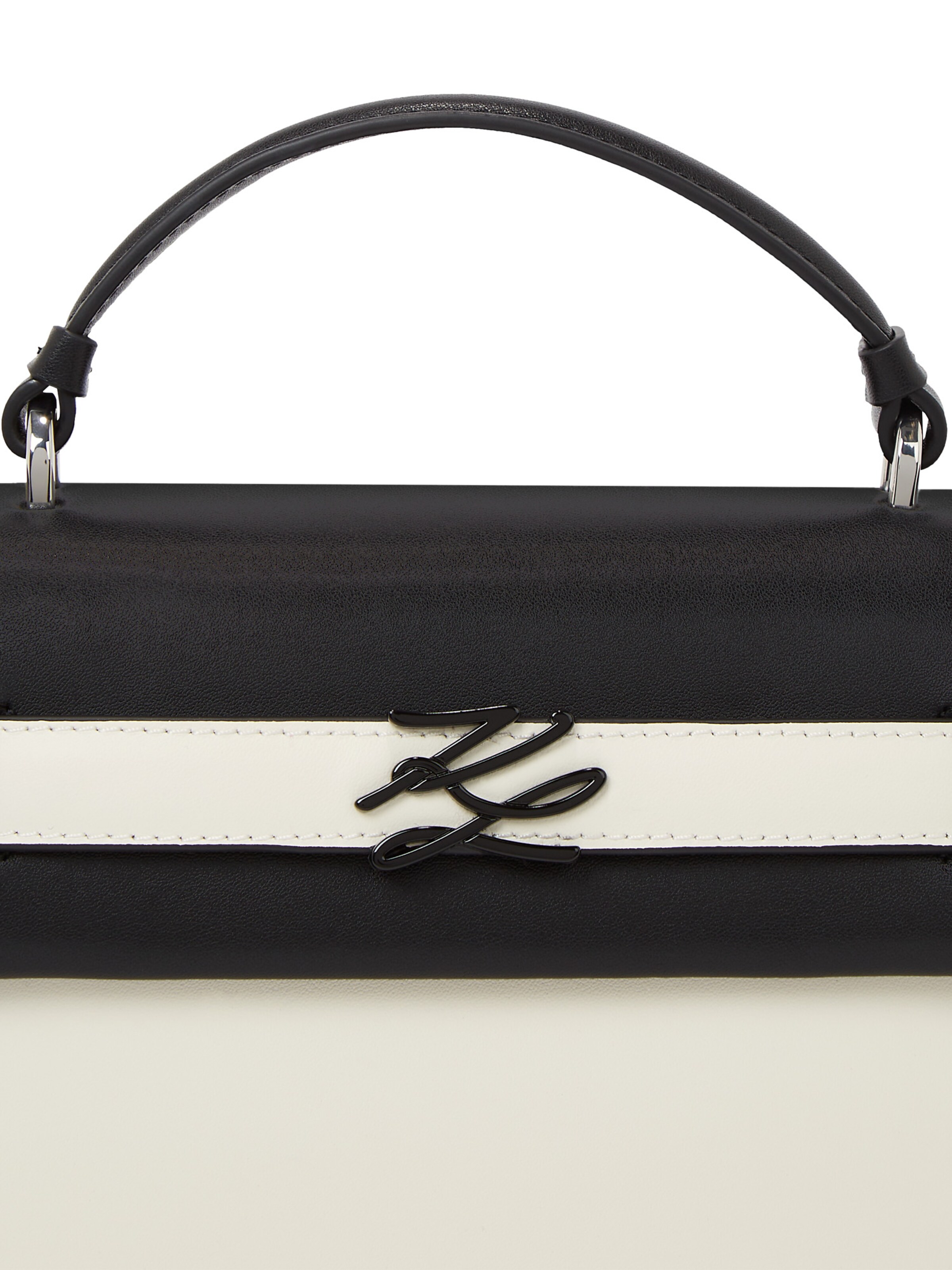 Karl Lagerfeld Kézitáska ' K/AUTOGRAPH COLOR-BLOCK ' - fekete