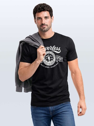 Neverless Shirt 'Wild Spirit' in Black