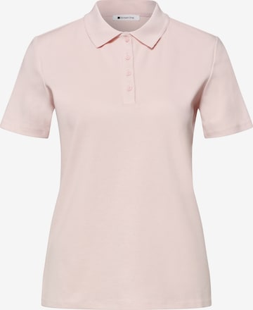 STREET ONE Poloshirt in Pink: Vorderseite