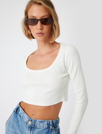 Koton Shirt in weiß, Produktansicht