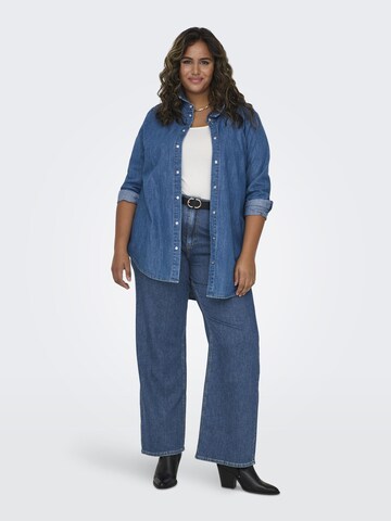 ONLY Carmakoma Wide Leg Jeans 'CARHOPE' i blå