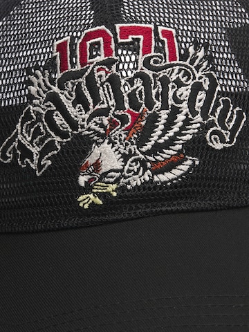 Ed Hardy Cap '1971 Soaring Eagle' in Schwarz