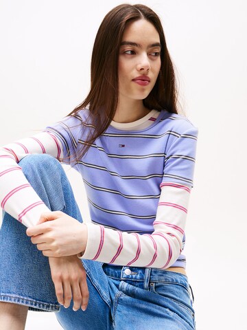 Tommy Jeans Shirt 'Essential' in Purple