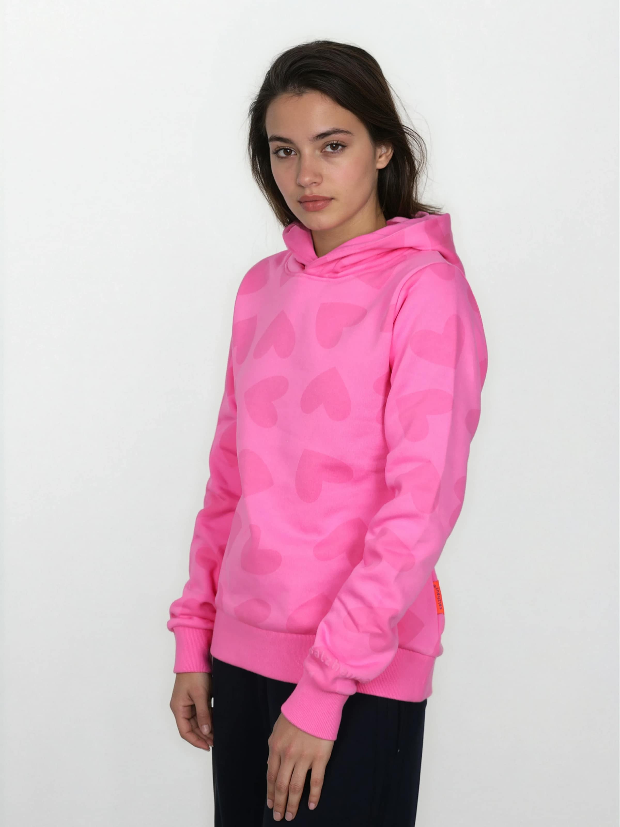 Sweat-shirt 'Anten' salzhaut en rose