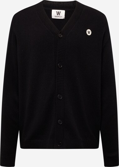 WOOD WOOD Knit cardigan 'Leo' in Black / White, Item view