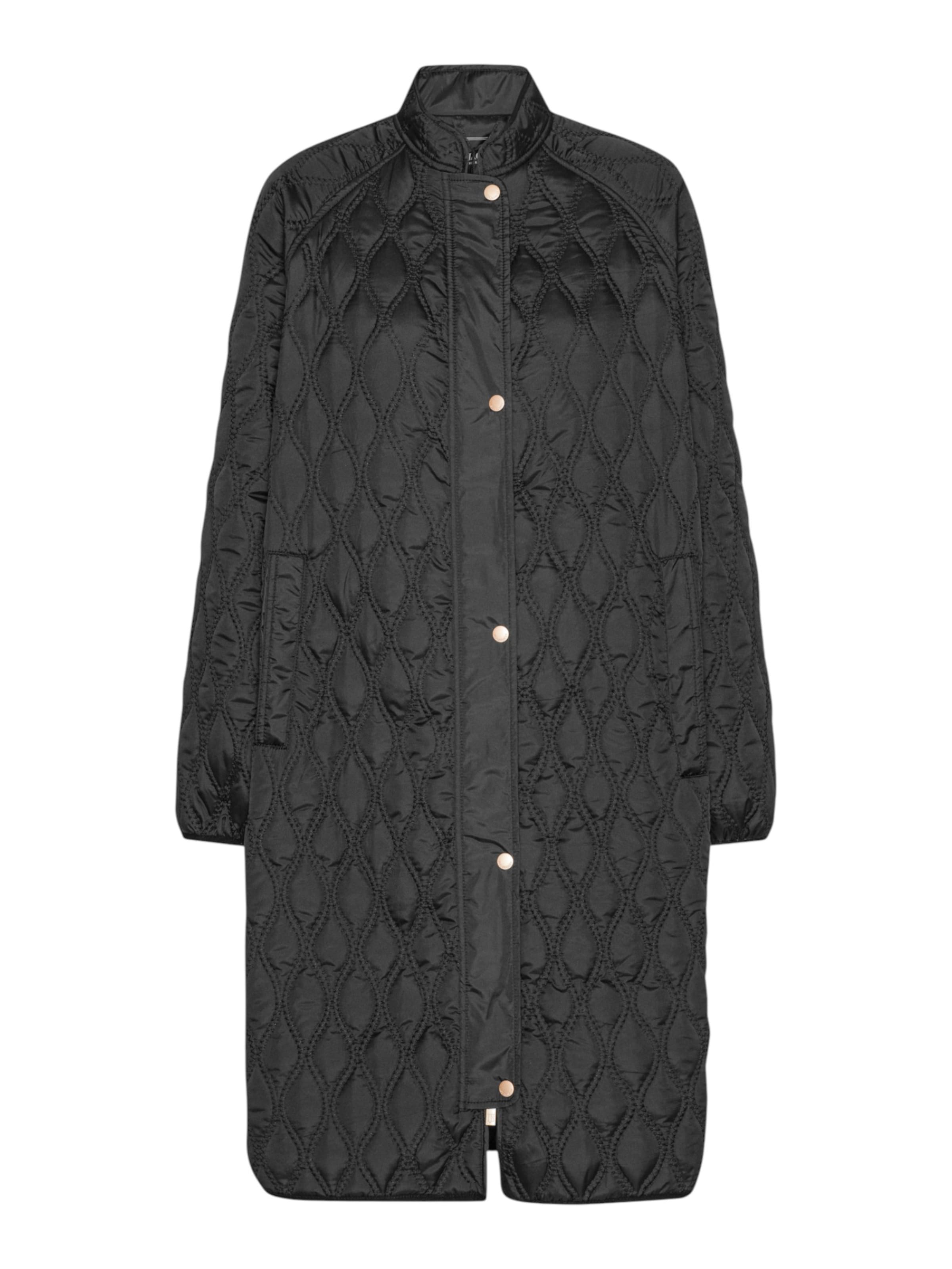 ILSE JACOBSEN Übergangsmantel in Schwarz: Vorderseite