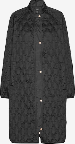 Manteau mi-saison ILSE JACOBSEN en noir : devant