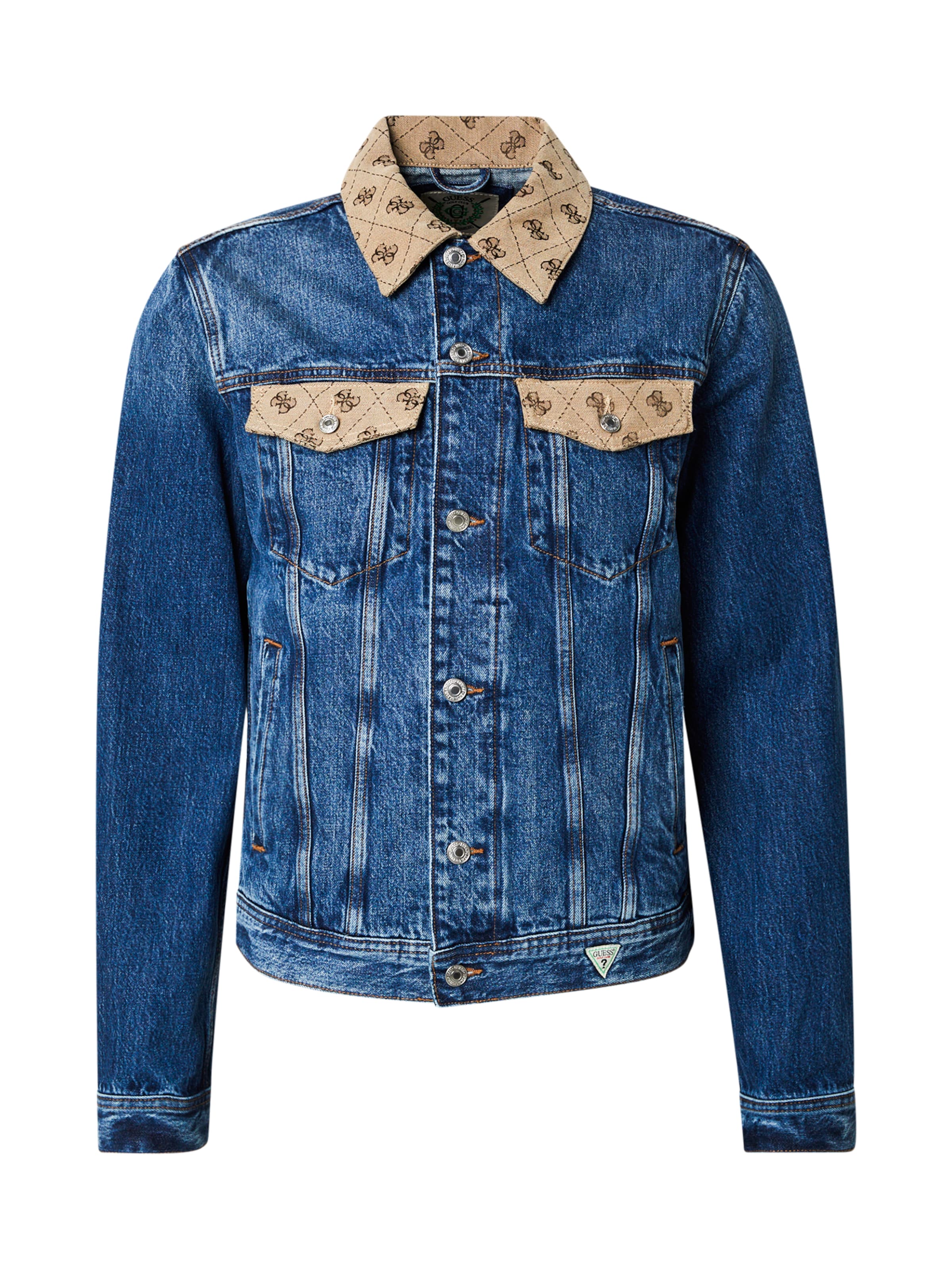 GUESS Between-Season Jacket 'DILLON' in Blue: front