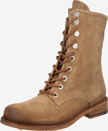 FELMINI Lace-Up Ankle Boots 'Gredo' in Brown: front