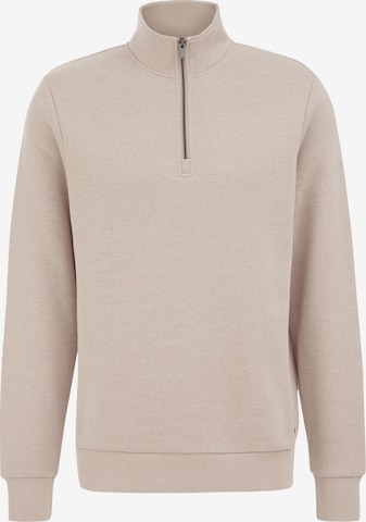 WE FashionSweater majica - bež boja: prednji dio