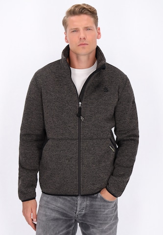 Schmuddelwedda Fleece jacket in Grey: front
