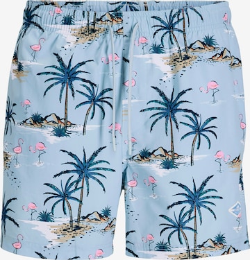 Pantaloncini da bagno 'JPSTMAUI' di JACK & JONES in blu: frontale