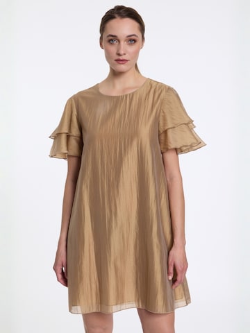 Ana Alcazar Kleid ' Dyral ' in Braun: Vorderseite