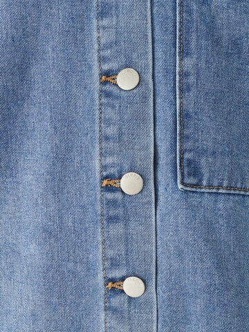 St MRLO Blousejurk 'DENIM SHIRT DRESS' in Blauw