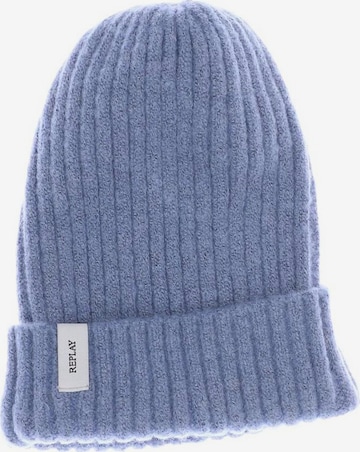 REPLAY Hut oder Mütze One Size in Blau: predná strana