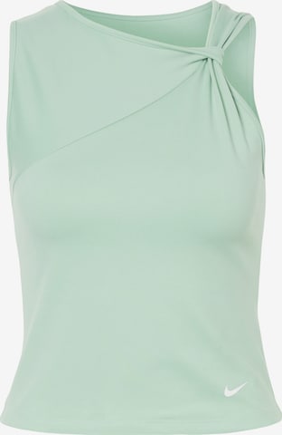 NIKE Top sportowy 'ONE' w kolorze zielony: przód