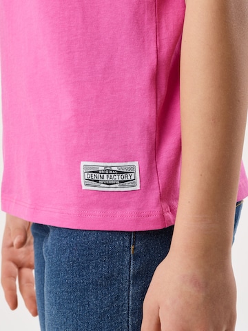 Denim Factory Shirt 'San Diego' in Roze