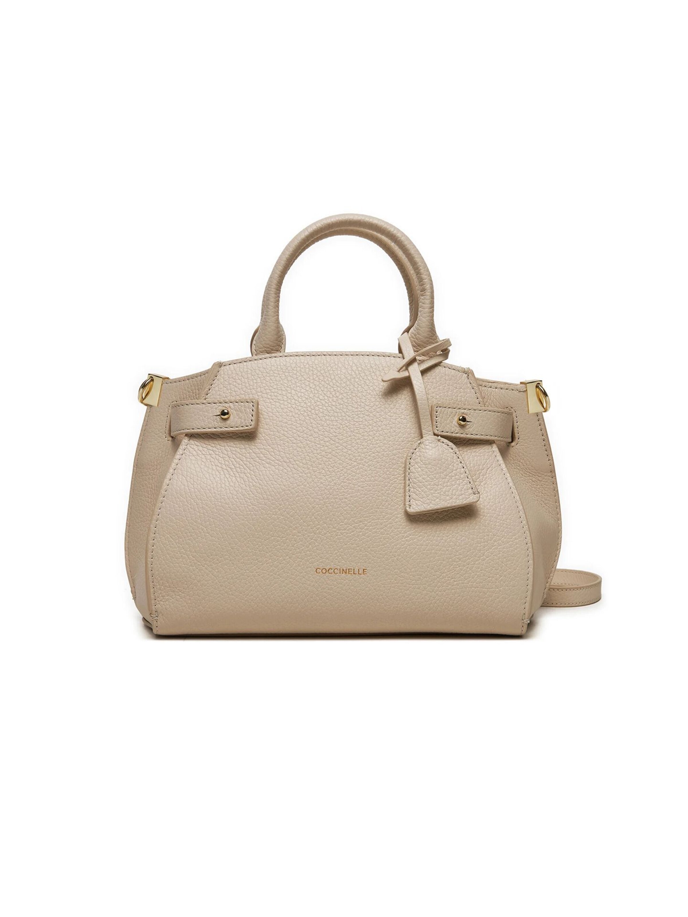 Coccinelle Handbag 'Kliche' in Beige: front