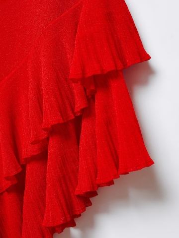 MANGO Sukienka koktajlowa 'Oley' w kolorze czerwony