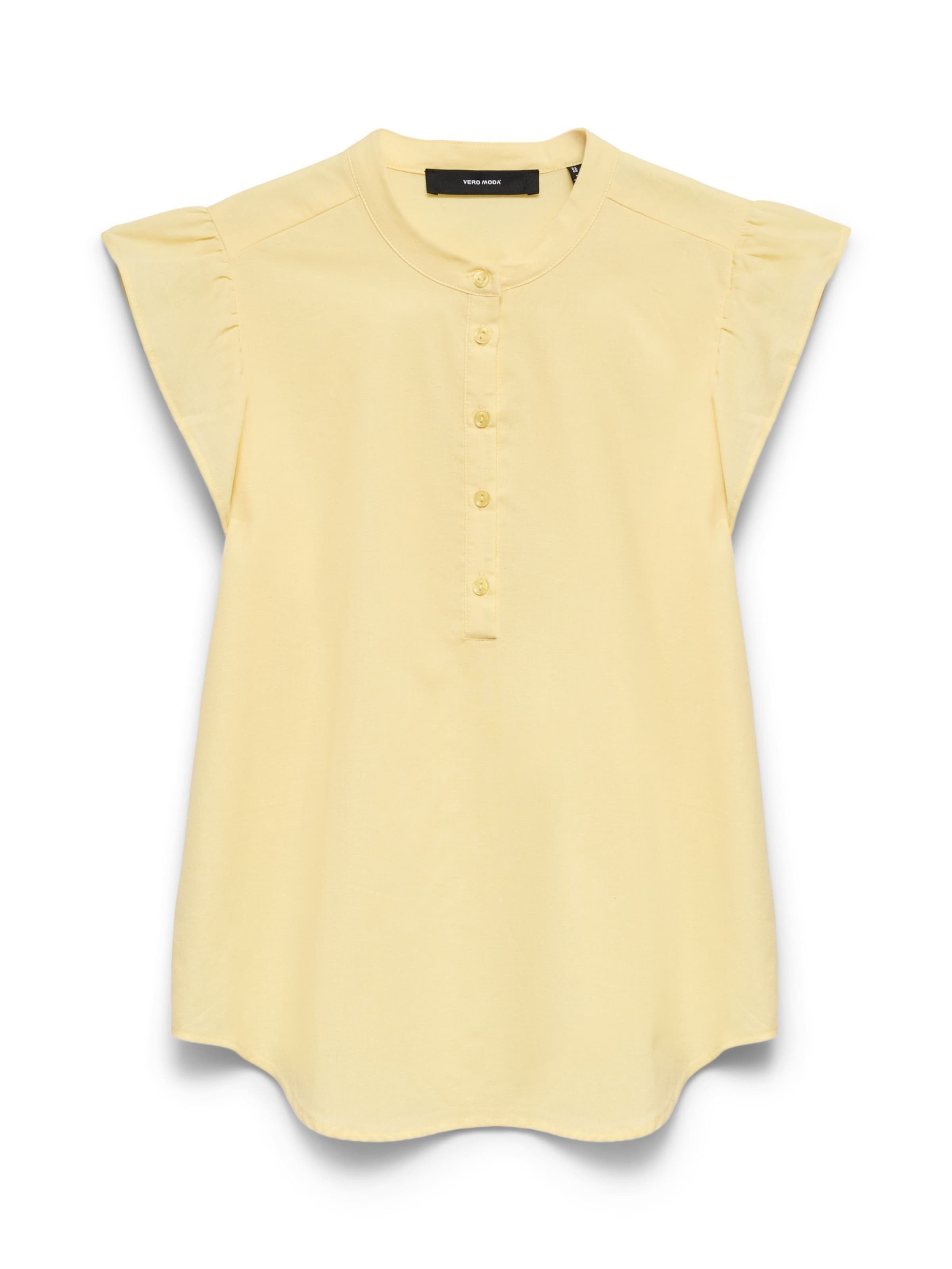 Chemisier 'VMSelma' VERO MODA en jaune : devant