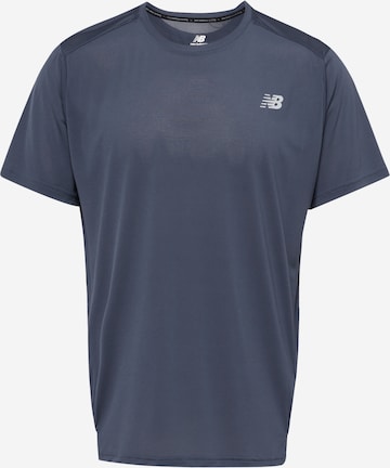new balance Functioneel shirt 'Accelerate' in Blauw: voorkant