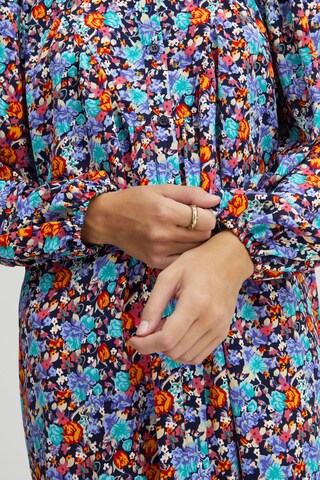 Robe-chemise 'Liv' ICHI en mélange de couleurs