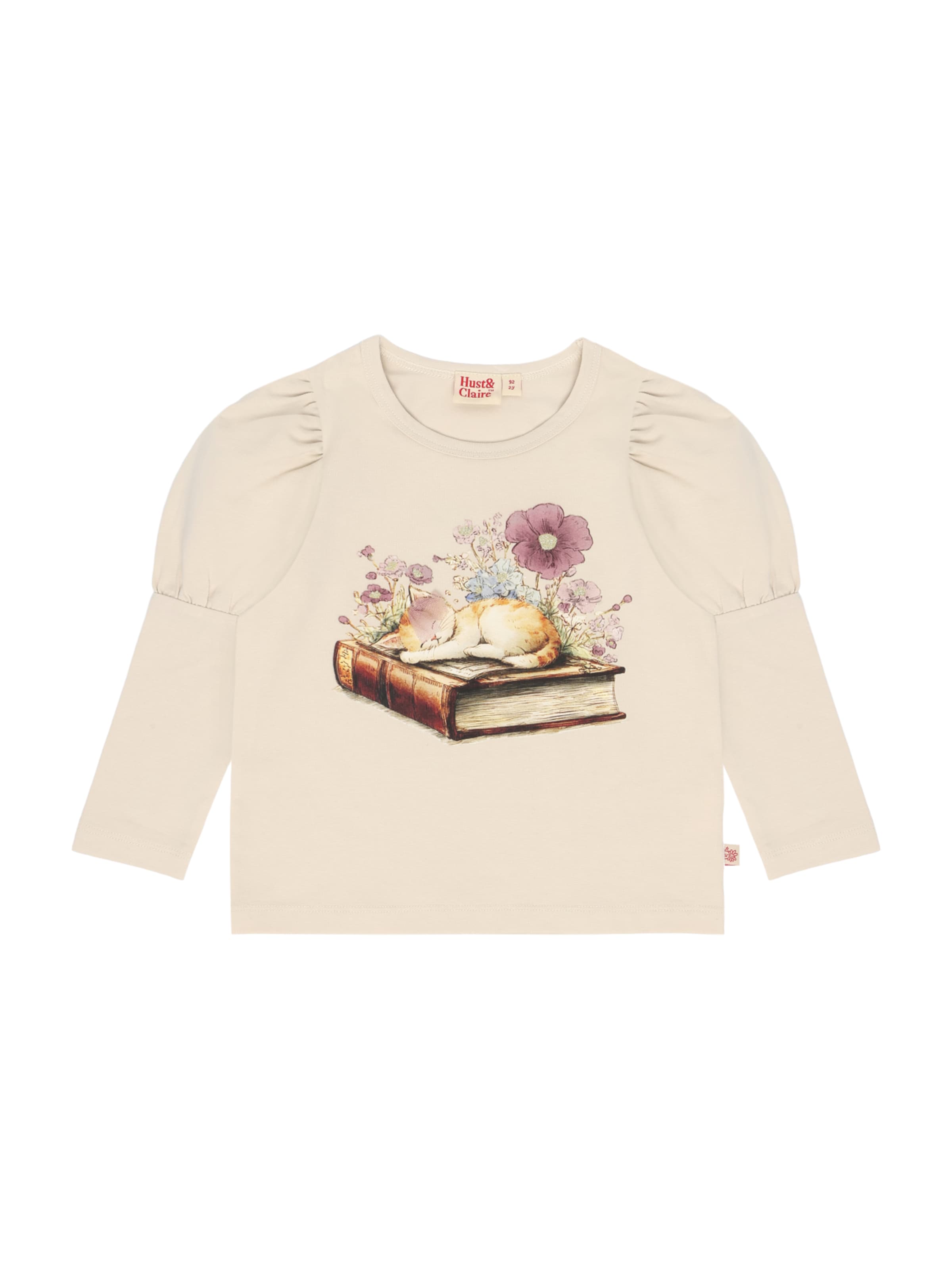 Hust & Claire Bluser & t-shirts 'Alma Book Cat' i beige: forside