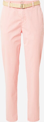 Pantalon chino ESPRIT en rose : devant