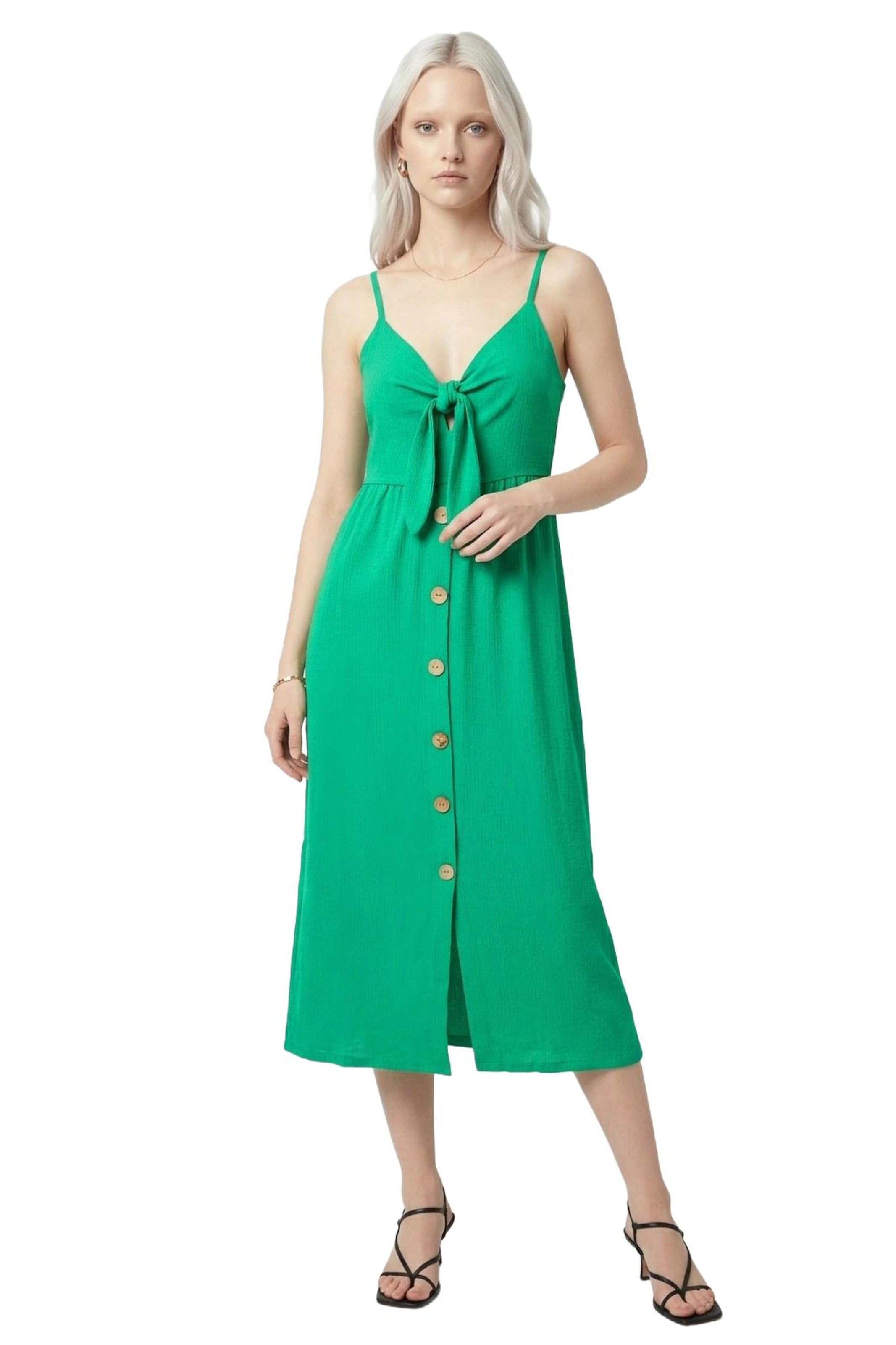 Alexa Dash Dress in Green: front