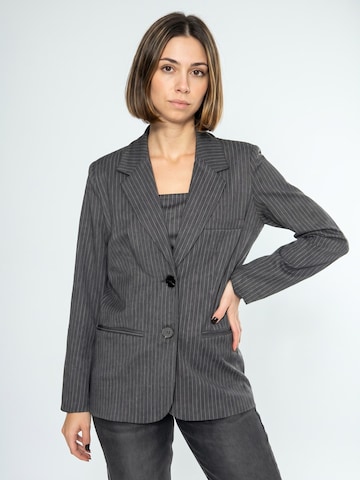 wild pony Marynarka 'Blazer de traje raya diplomática gris' w kolorze szary: przód