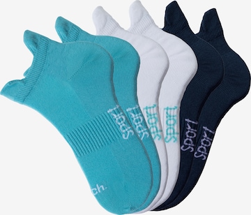 BENCH Athletic Socks in Blue: front