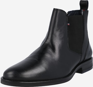 TOMMY HILFIGER Chelsea Boots in Schwarz: front