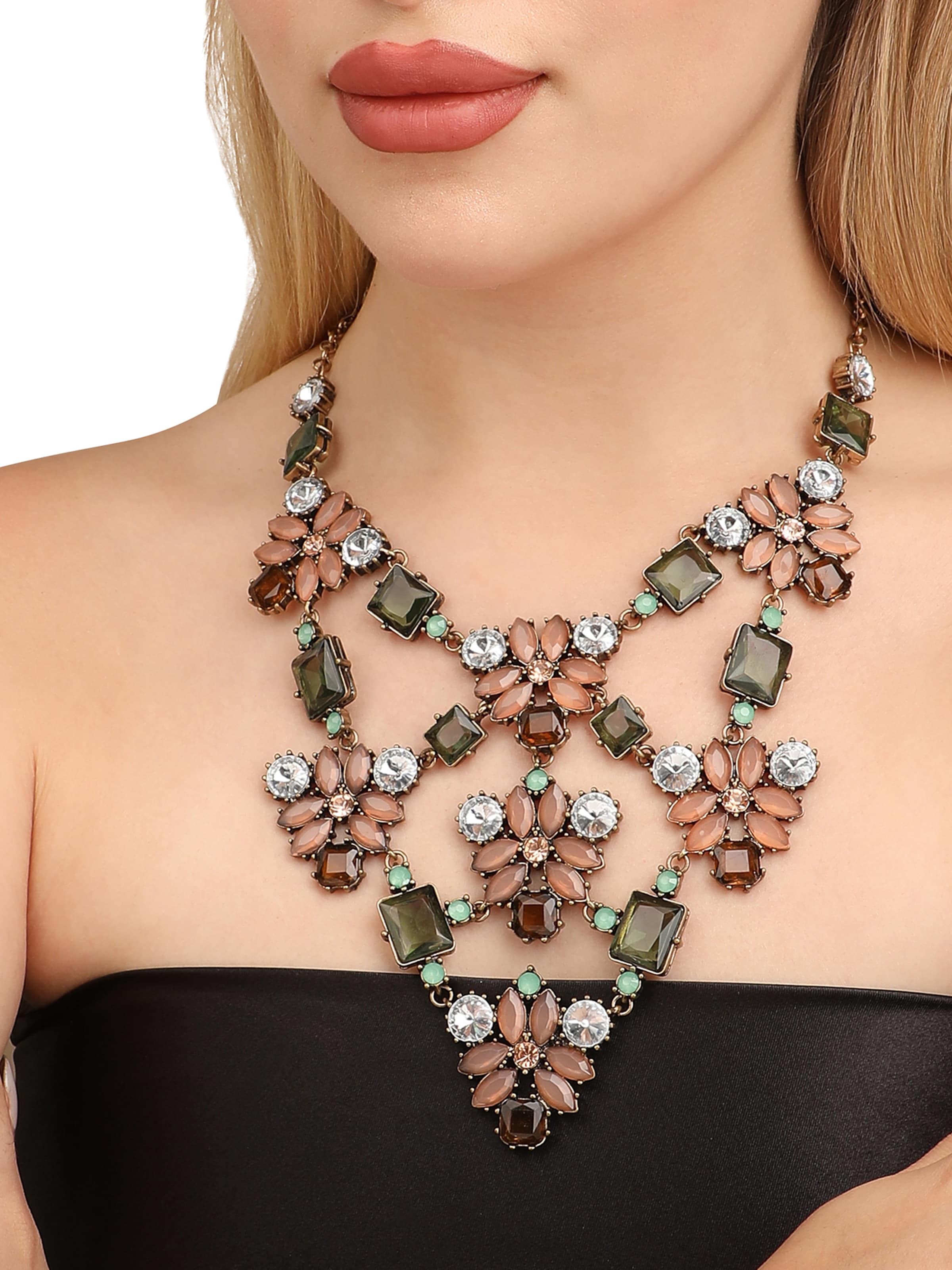 SOHI Верижка ' Marla ' в пъстро: отпред