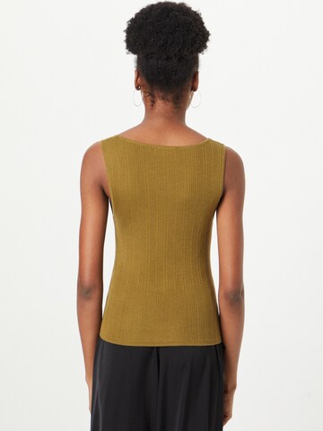 Top in maglia di rosemunde in verde