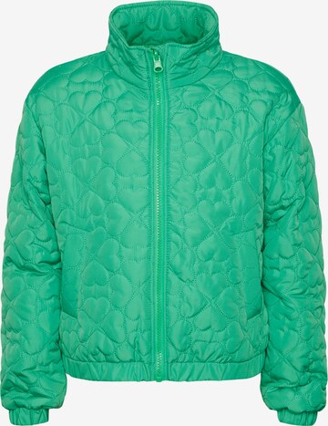 Veste d’hiver Pieces Kids en vert : devant