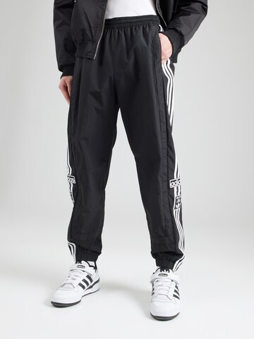 ADIDAS ORIGINALSTapered Hlače 'ADIBREAK' - crna boja: prednji dio
