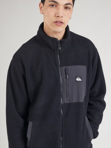 QUIKSILVER Функциональная флисовая куртка 'CLEAN COAST' в Черный