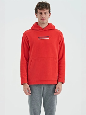 Tommy Life - Sweatshirt em vermelho: frente