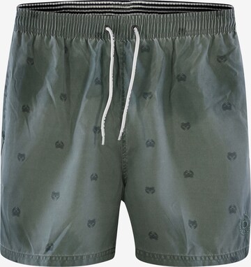 Shorts de bain ' LUDWIG ' bugatti en gris : devant