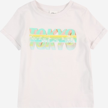 T-Shirt s.Oliver en blanc : devant