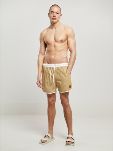 Urban Classics Zwemshorts in Beige