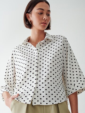 Calli - Blusa 'RHIANNA' en blanco