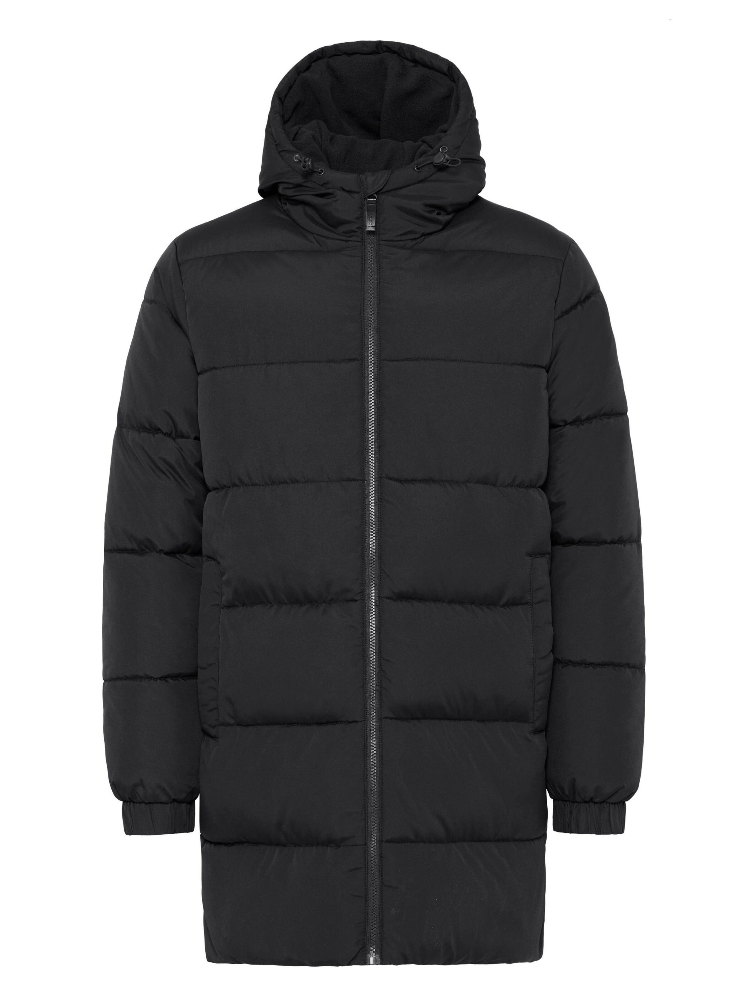 !Solid - Sobretudo de inverno ' SDMARLO ' em preto: frente