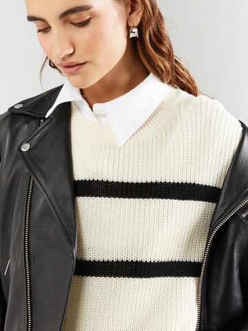 Noisy may Gebreide jurk 'NMMaysa' in Beige