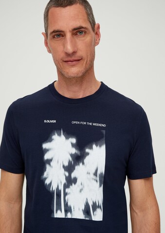 T-Shirt s.Oliver en bleu
