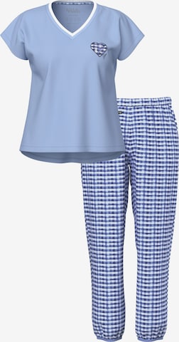 Ulla Popken Pyjama in Blau: Vorderseite