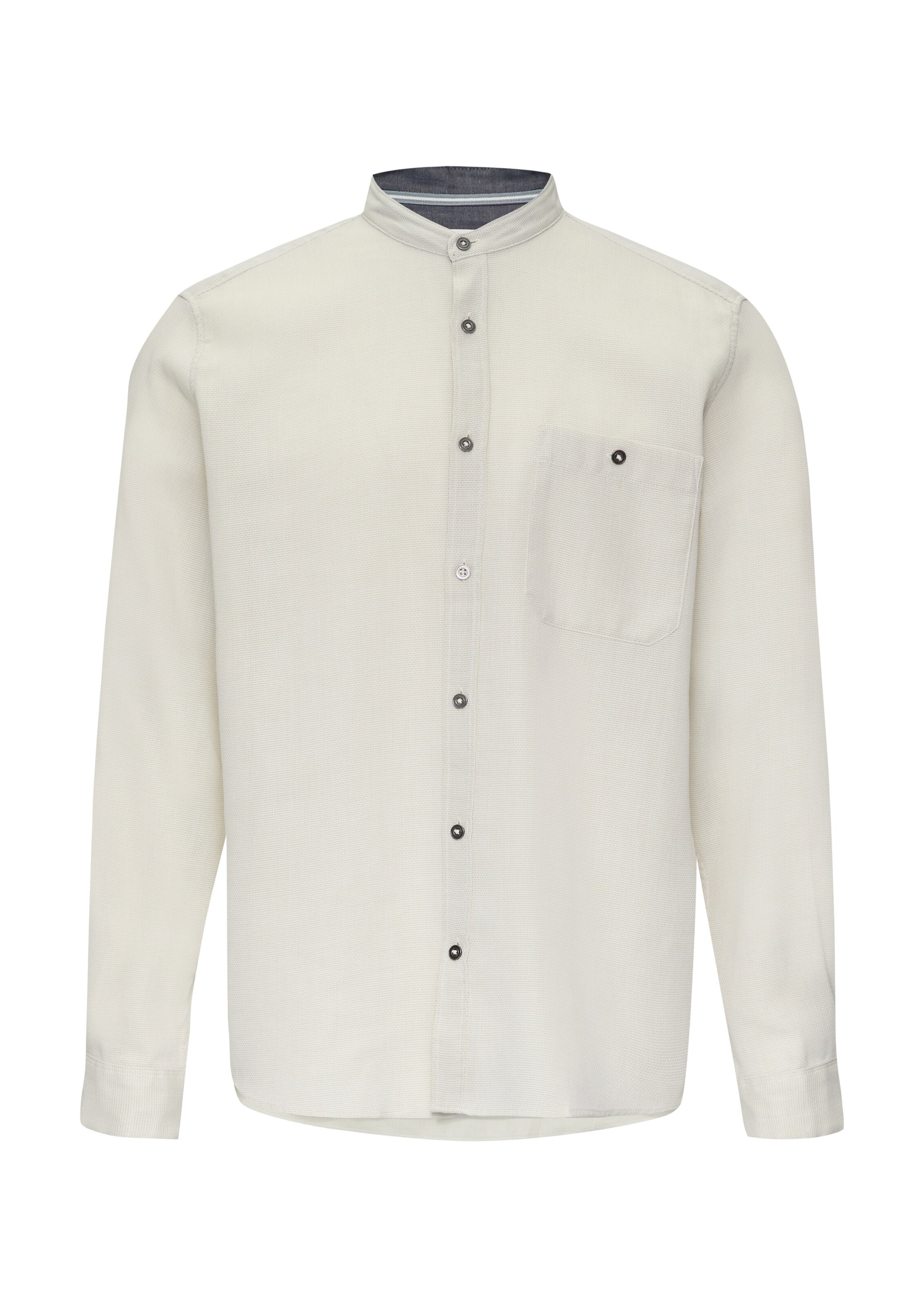 s.Oliver Button Up Shirt in Beige: front