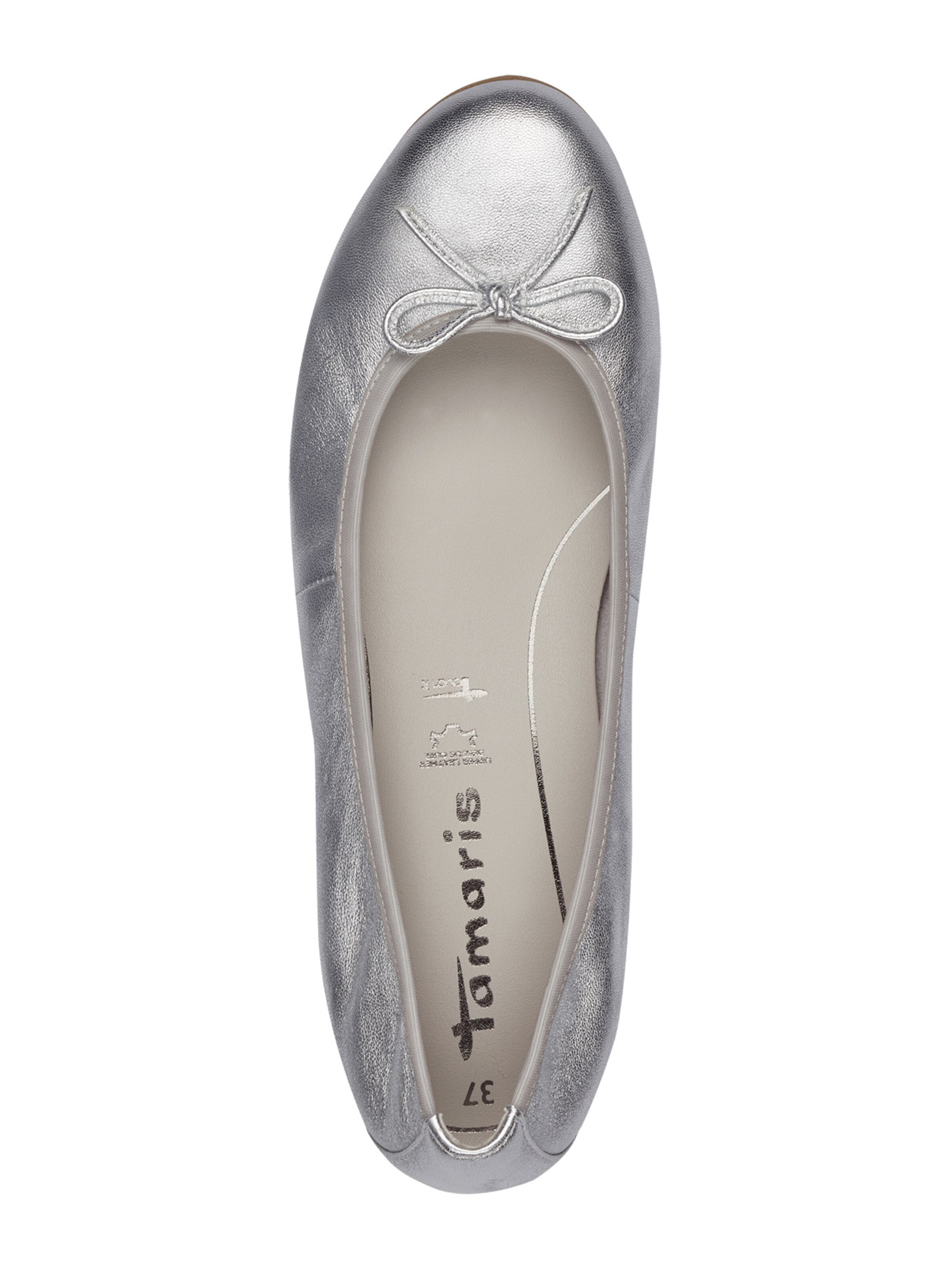 Ballerines 'Alena' Tamaris en argent